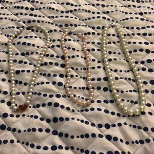 Pearl necklaces